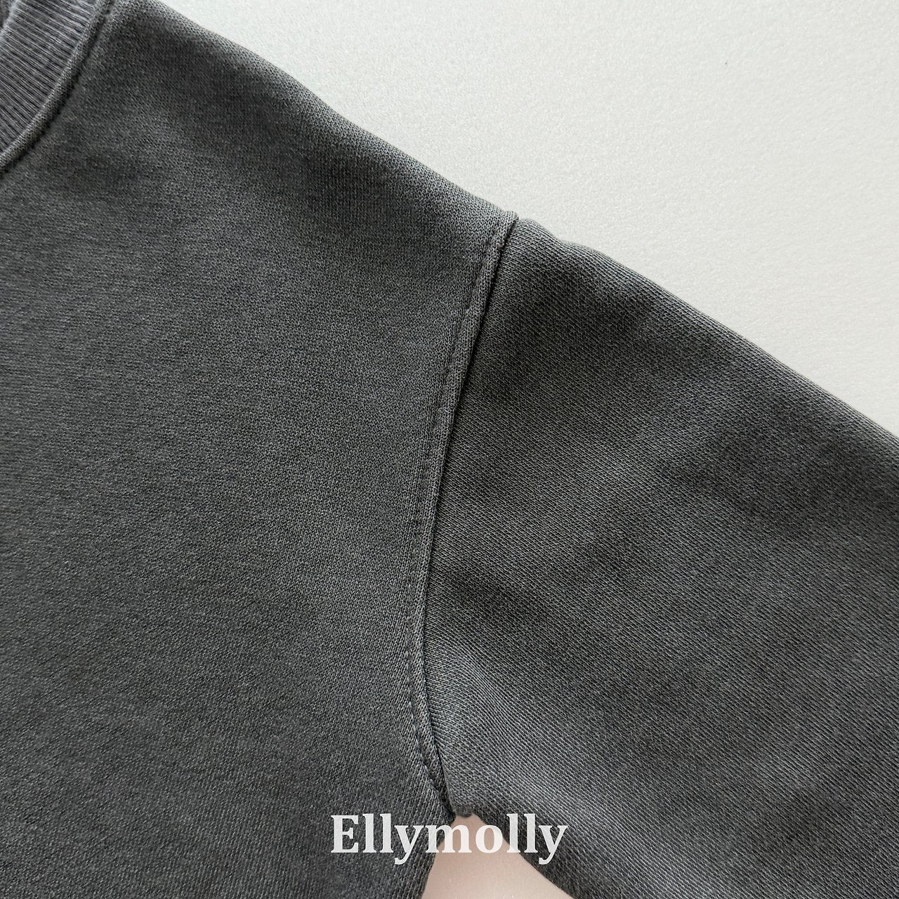 Elly Molly Rough Two Tone Dyeing Sweatshirt