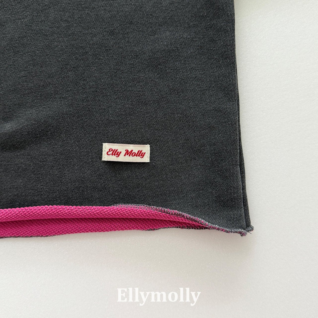 Elly Molly Rough Two Tone Dyeing Sweatshirt