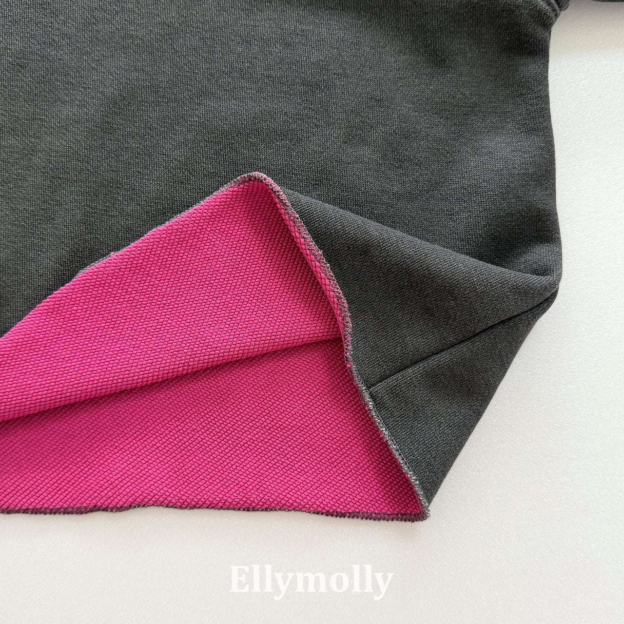 Elly Molly Rough Two Tone Dyeing Sweatshirt