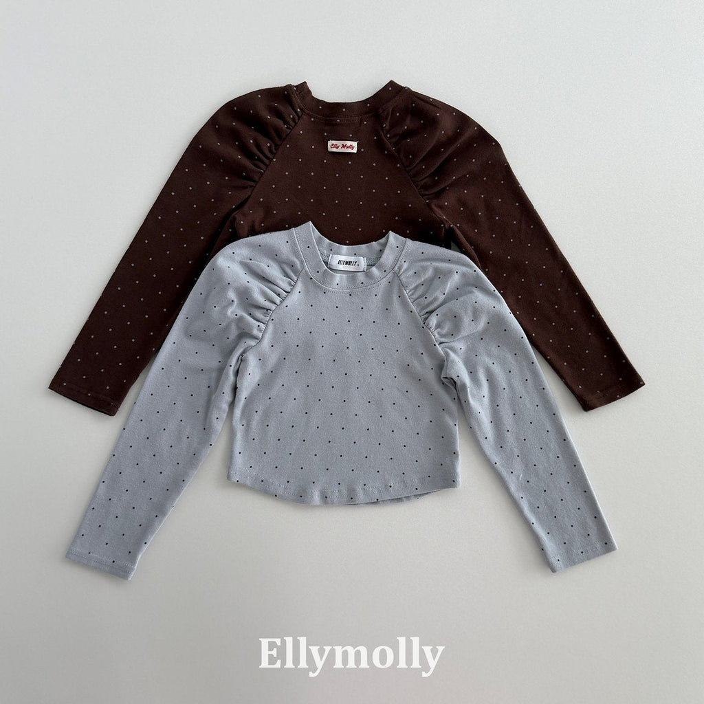Elly Molly Giselle Dot Shirring Tee