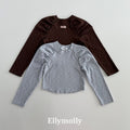 Elly Molly Giselle Dot Shirring Tee
