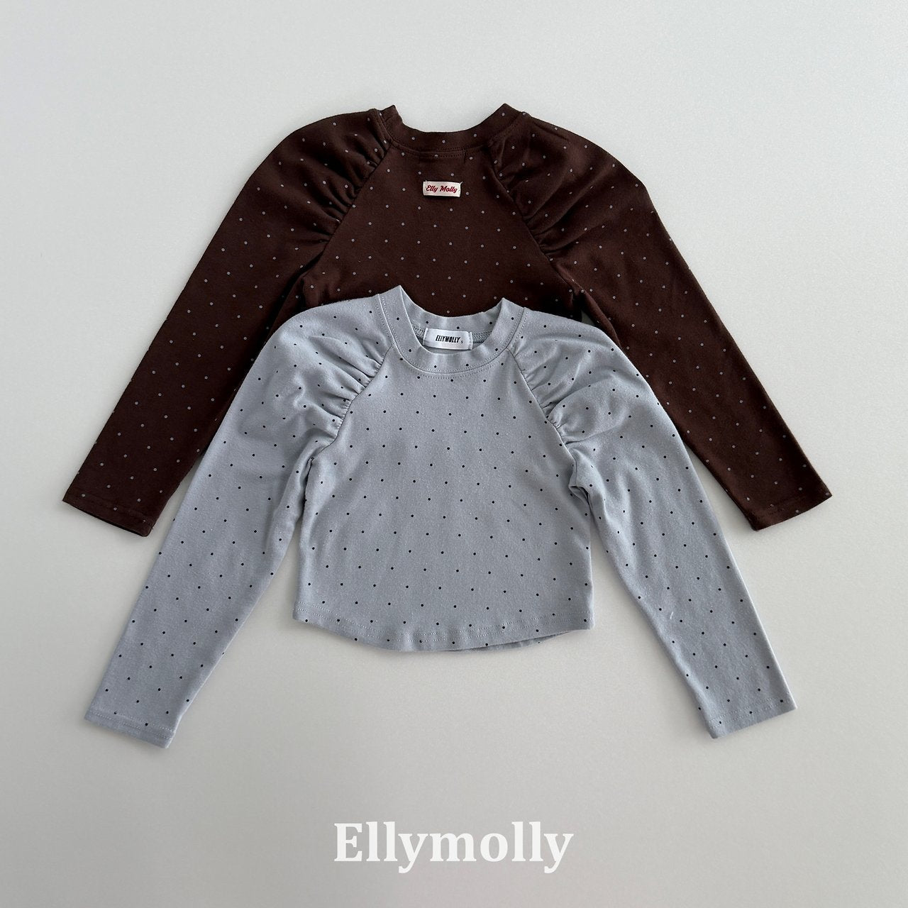 Elly Molly Giselle Dot Shirring Tee