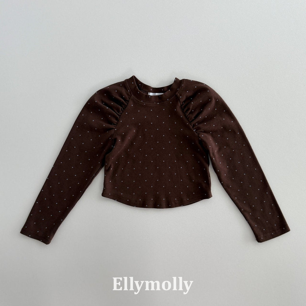 Elly Molly Giselle Dot Shirring Tee