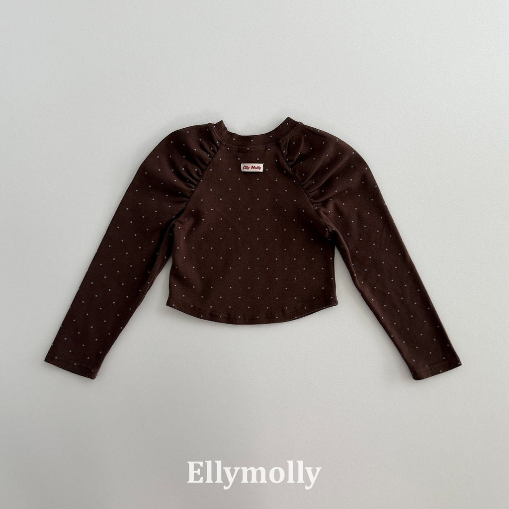 Elly Molly Giselle Dot Shirring Tee