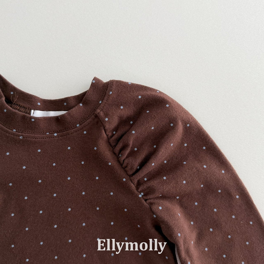 Elly Molly Giselle Dot Shirring Tee