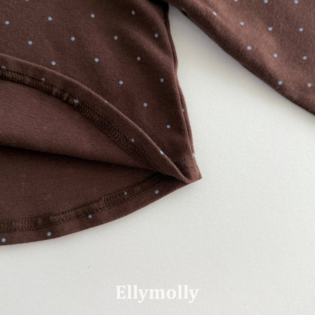 Elly Molly Giselle Dot Shirring Tee
