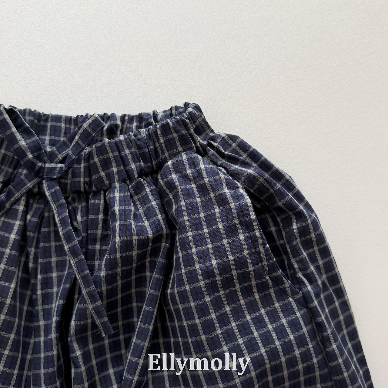 Elly Molly Autumn Grid Balloon Pants