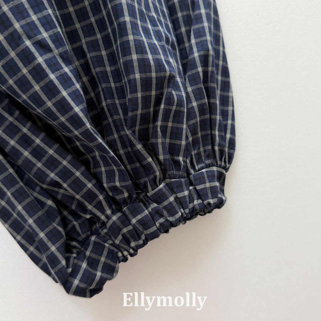 Elly Molly Autumn Grid Balloon Pants