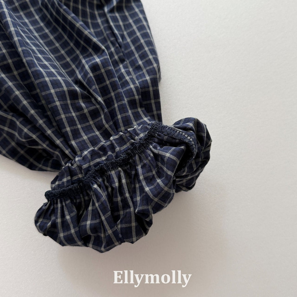 Elly Molly Autumn Grid Balloon Pants