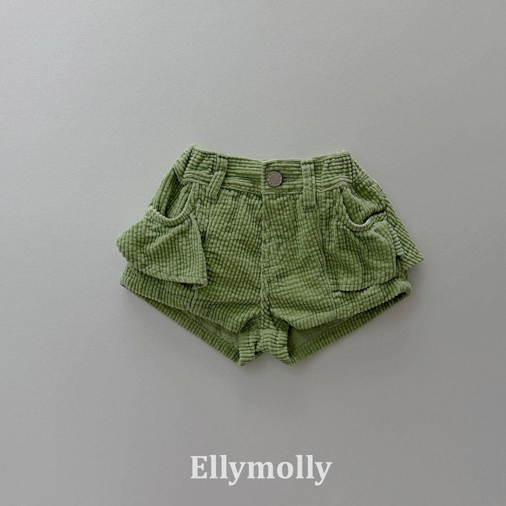 Elly Molly Bibi Frill Corduroy Pants