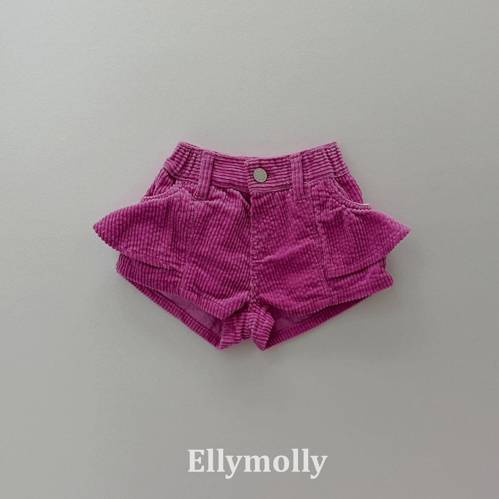 Elly Molly Bibi Frill Corduroy Pants