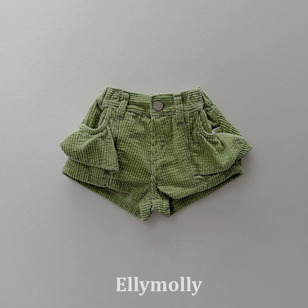 Elly Molly Bibi Frill Corduroy Pants