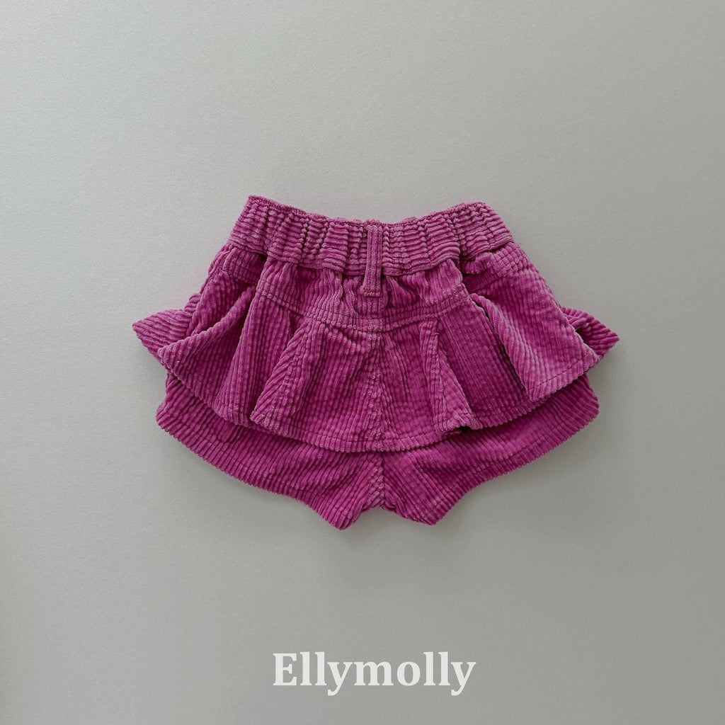 Elly Molly Bibi Frill Corduroy Pants