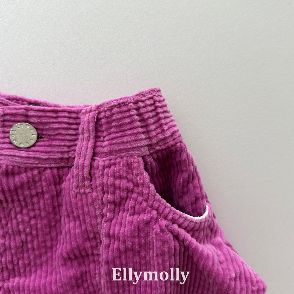 Elly Molly Bibi Frill Corduroy Pants