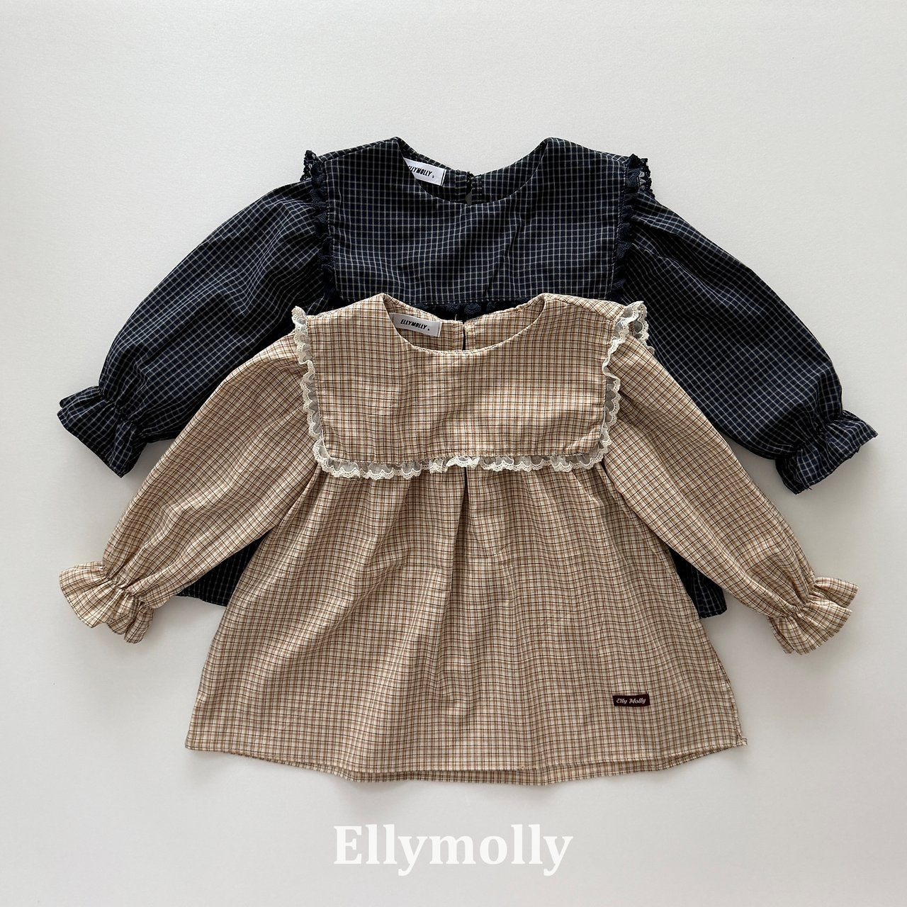 Elly Molly Musk Check Blouse