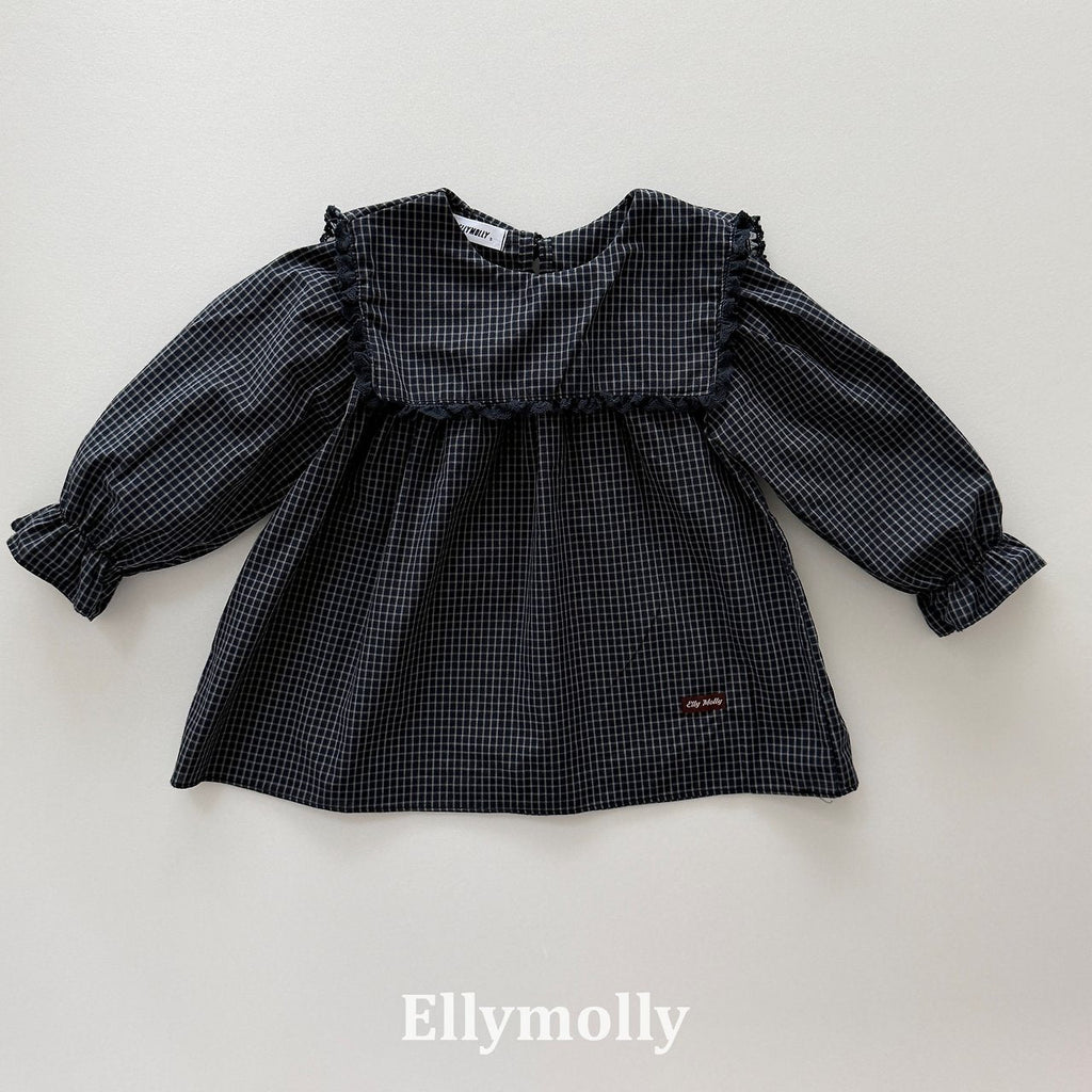 Elly Molly Musk Check Blouse
