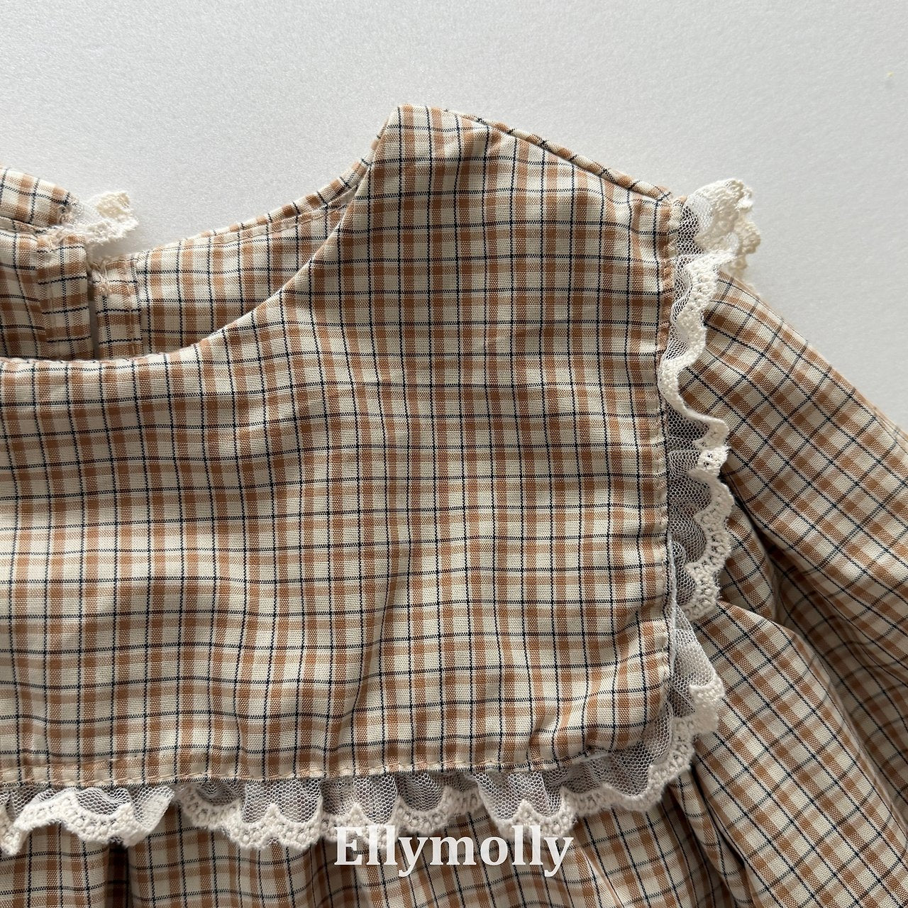 Elly Molly Musk Check Blouse