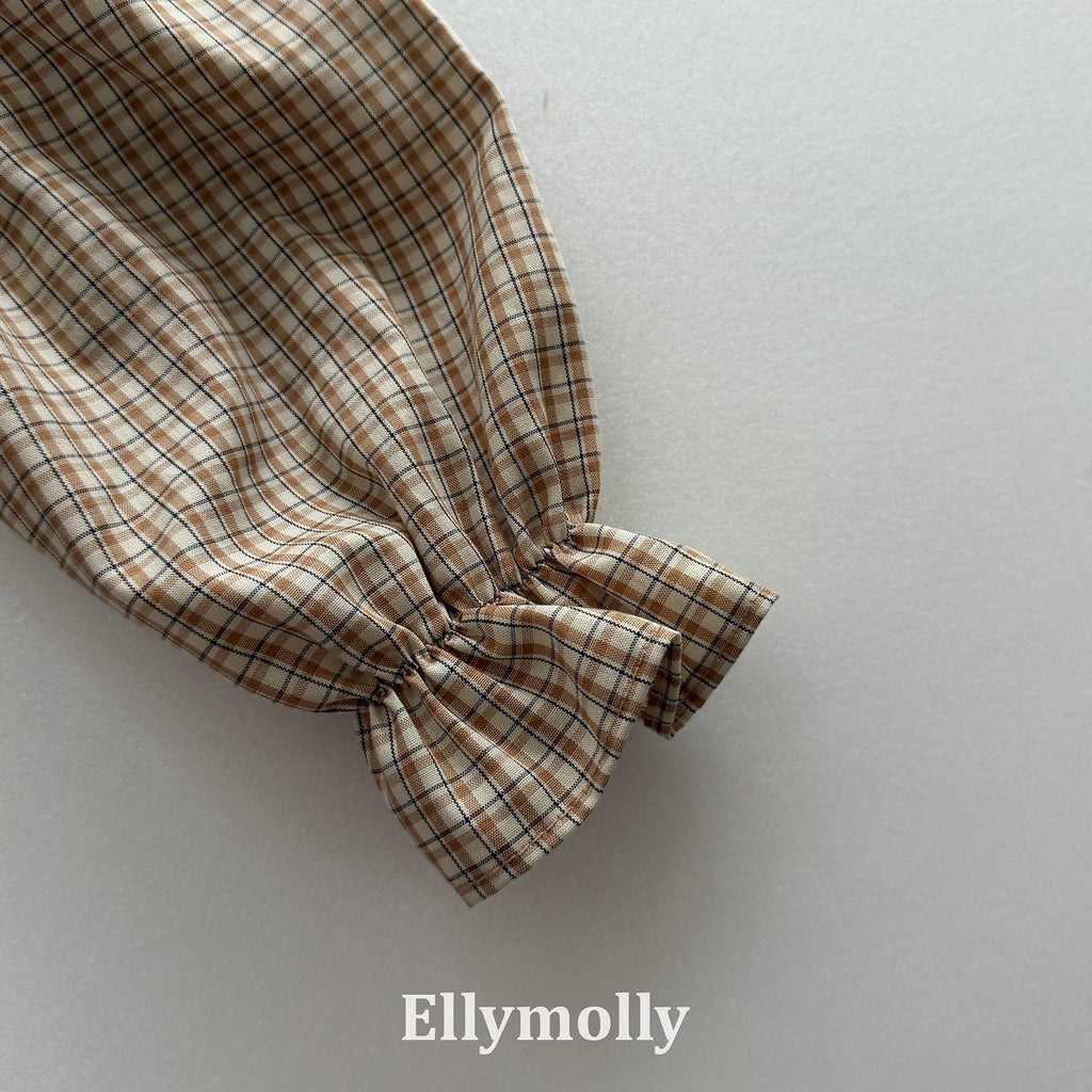 Elly Molly Musk Check Blouse