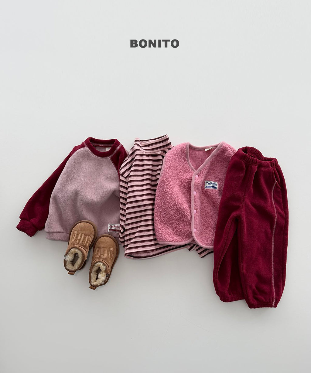 bonito レトロボーダー タートルネック