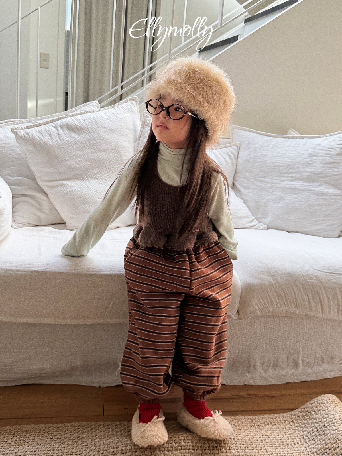 Elly Molly Toto Stripe Jogger Pants