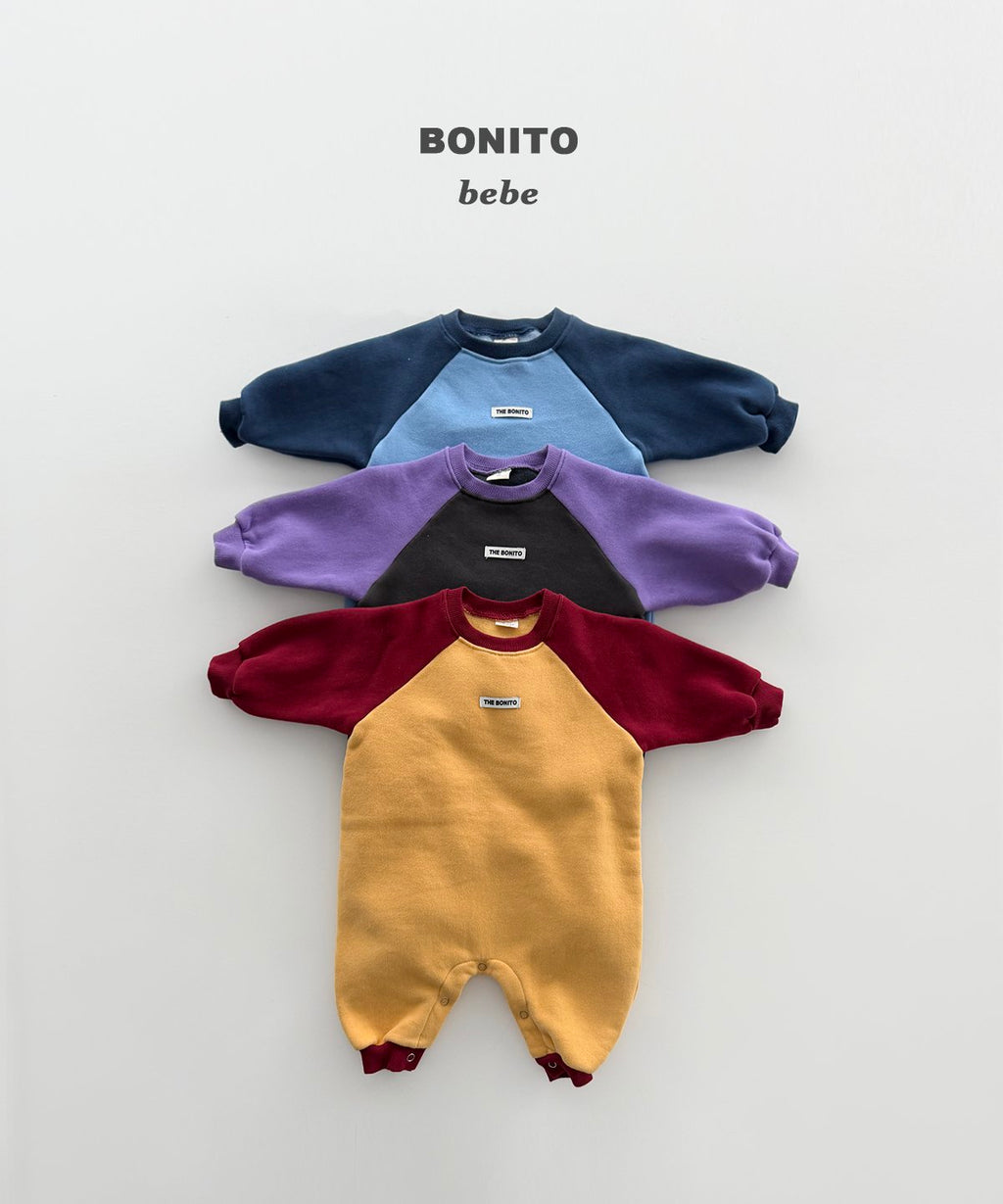bonito 配色ラグラン スーツ
