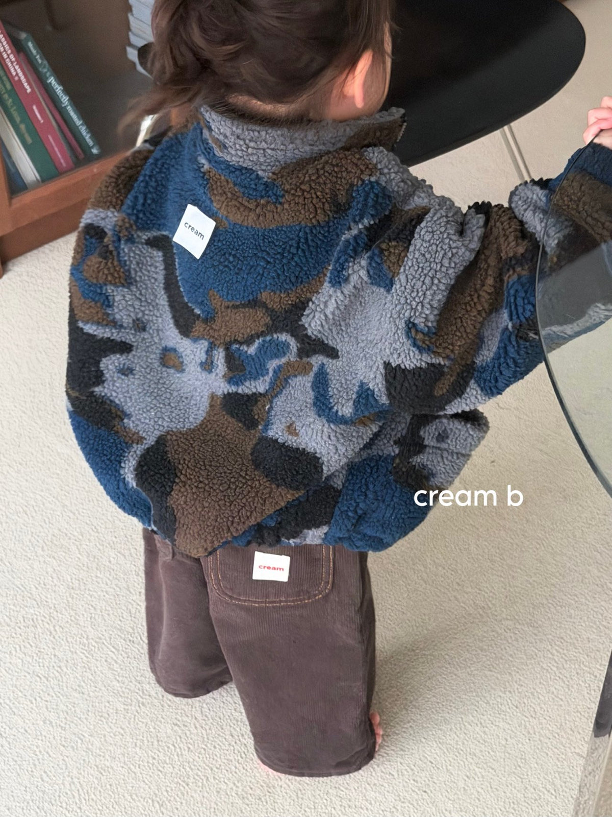 Creambbang Brushed Corduroy Baggy Pants