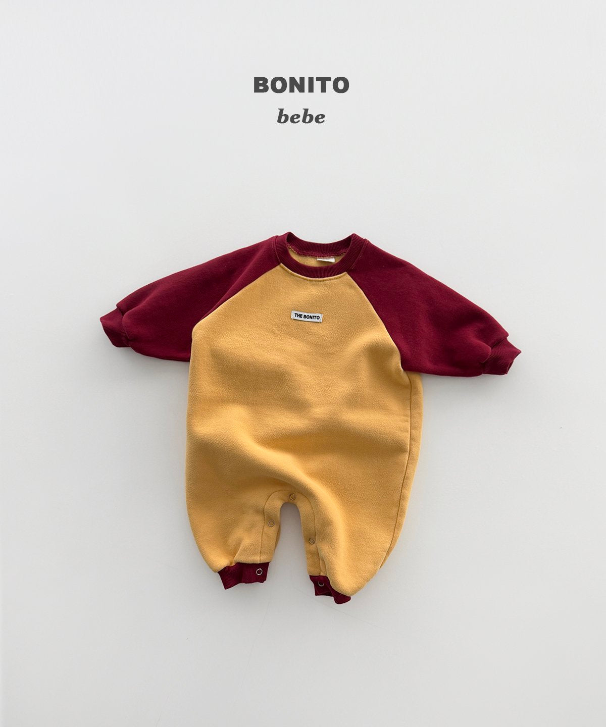 bonito 配色ラグラン スーツ