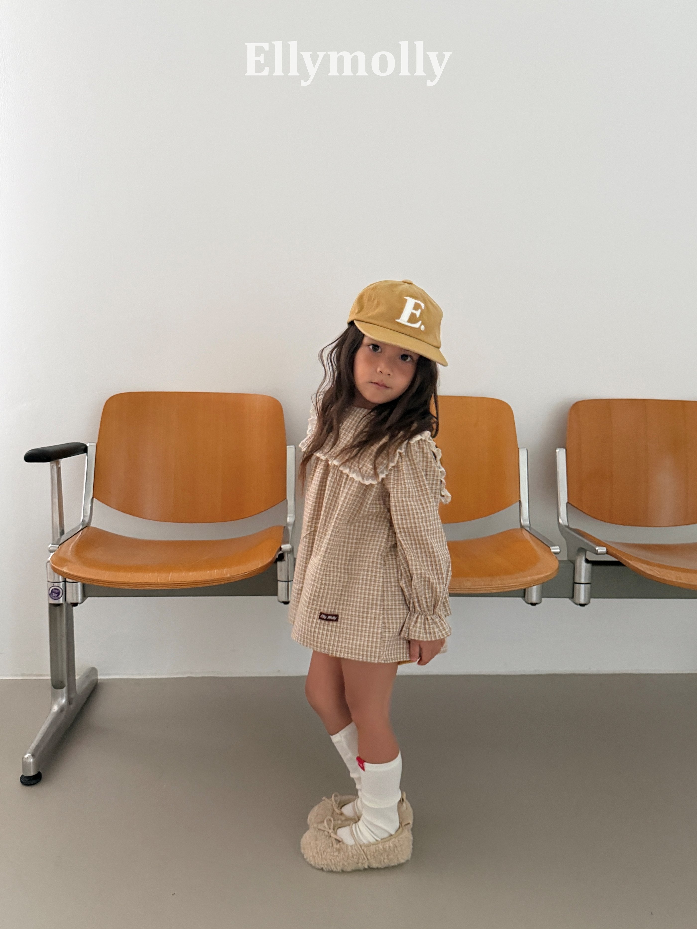 Elly Molly Musk Check Blouse