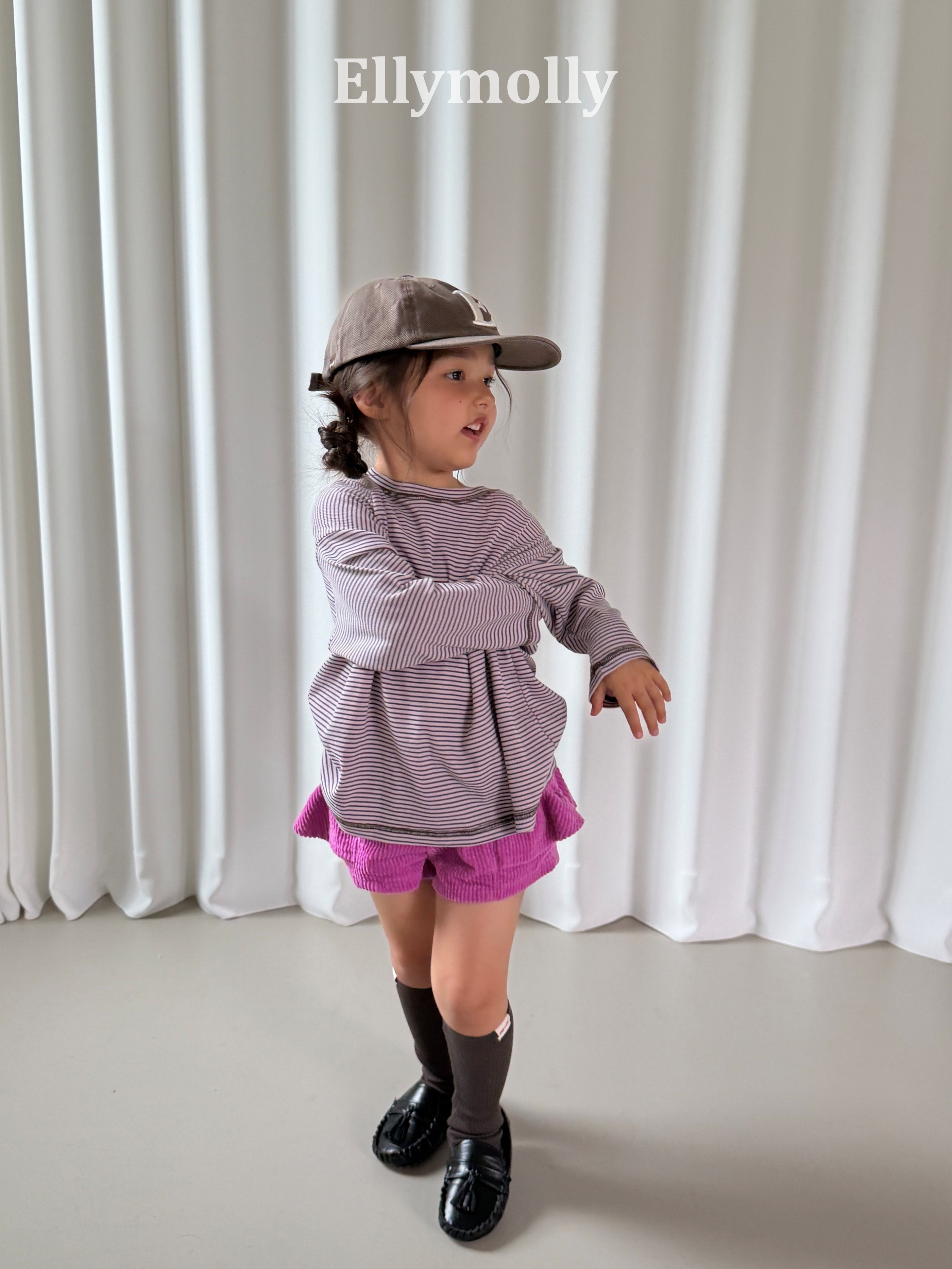 Elly Molly Bibi Frill Corduroy Pants