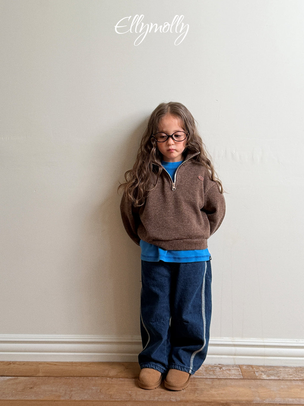 Elly Molly Arden Wool Half Zip-Up