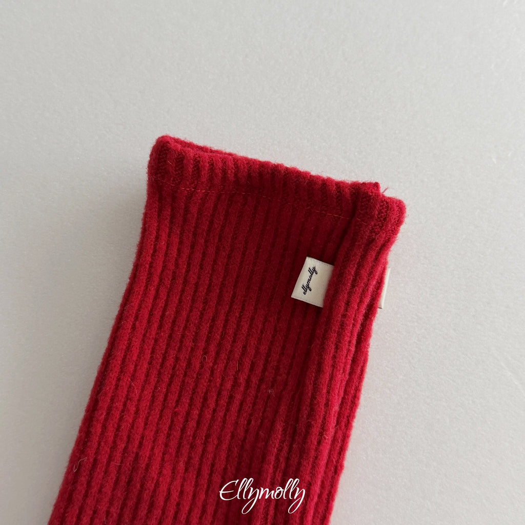 Elly Molly Wool Rib Socks
