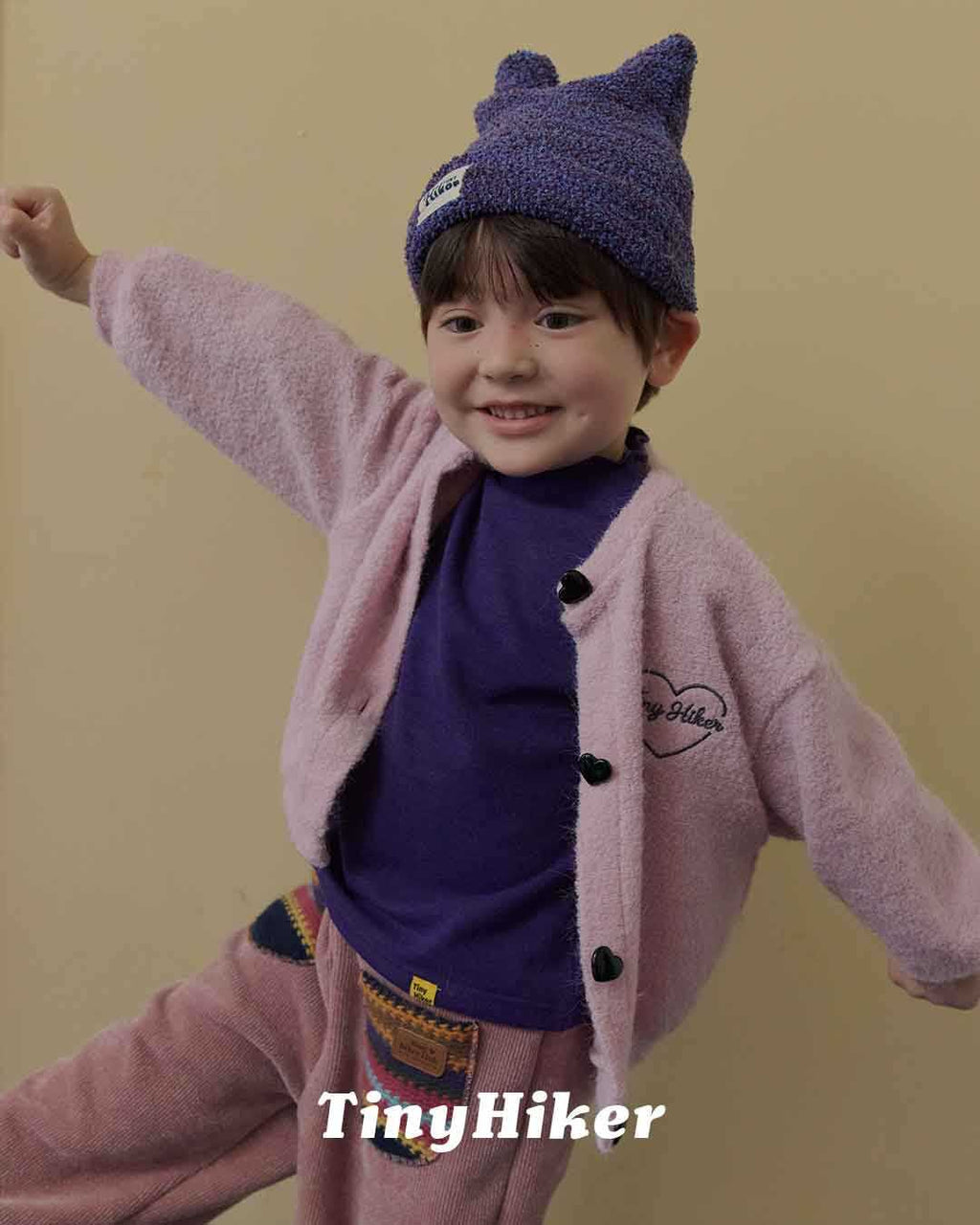 TinyHiker Tiny Heart Cardigan