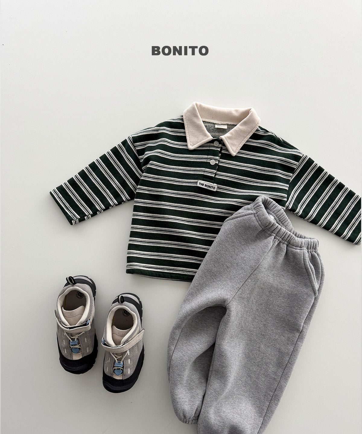 bonito ボーダー チョコカラーT