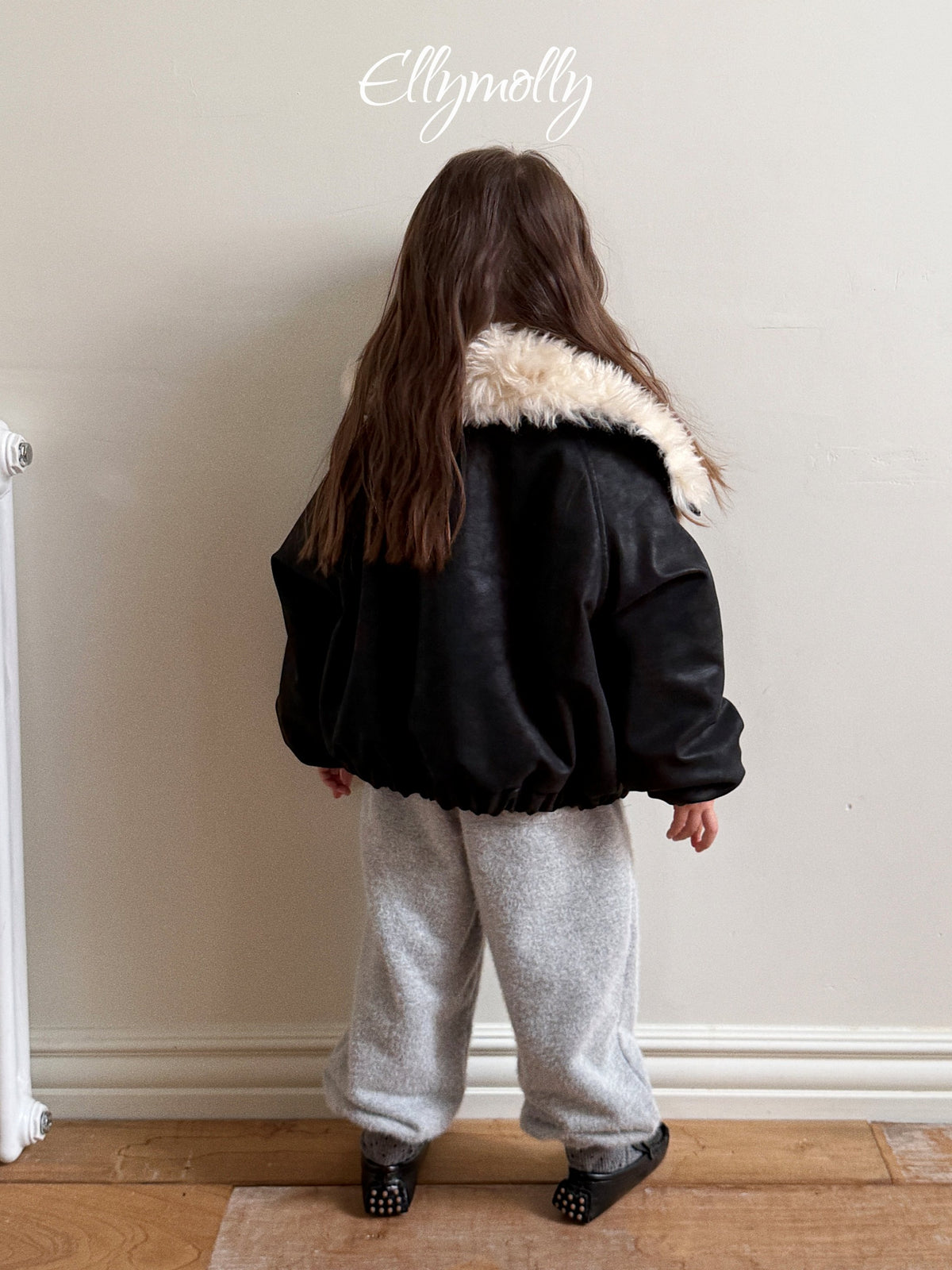 Elly Molly Snowflake Angora Jogger Pants