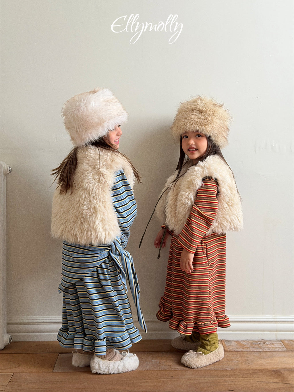 Elly Molly Fleece Frill Long One-piece