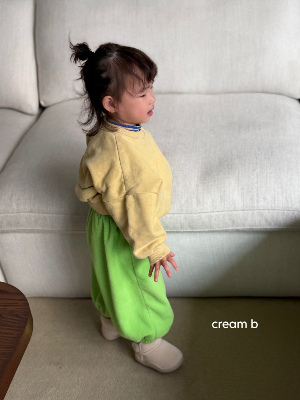 Creambbang Chocolat Brushed Sweatshirt