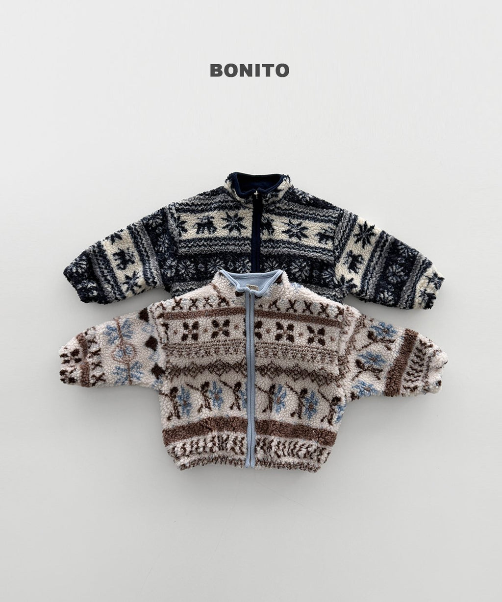 bonito ノルディック ジップジャンパー