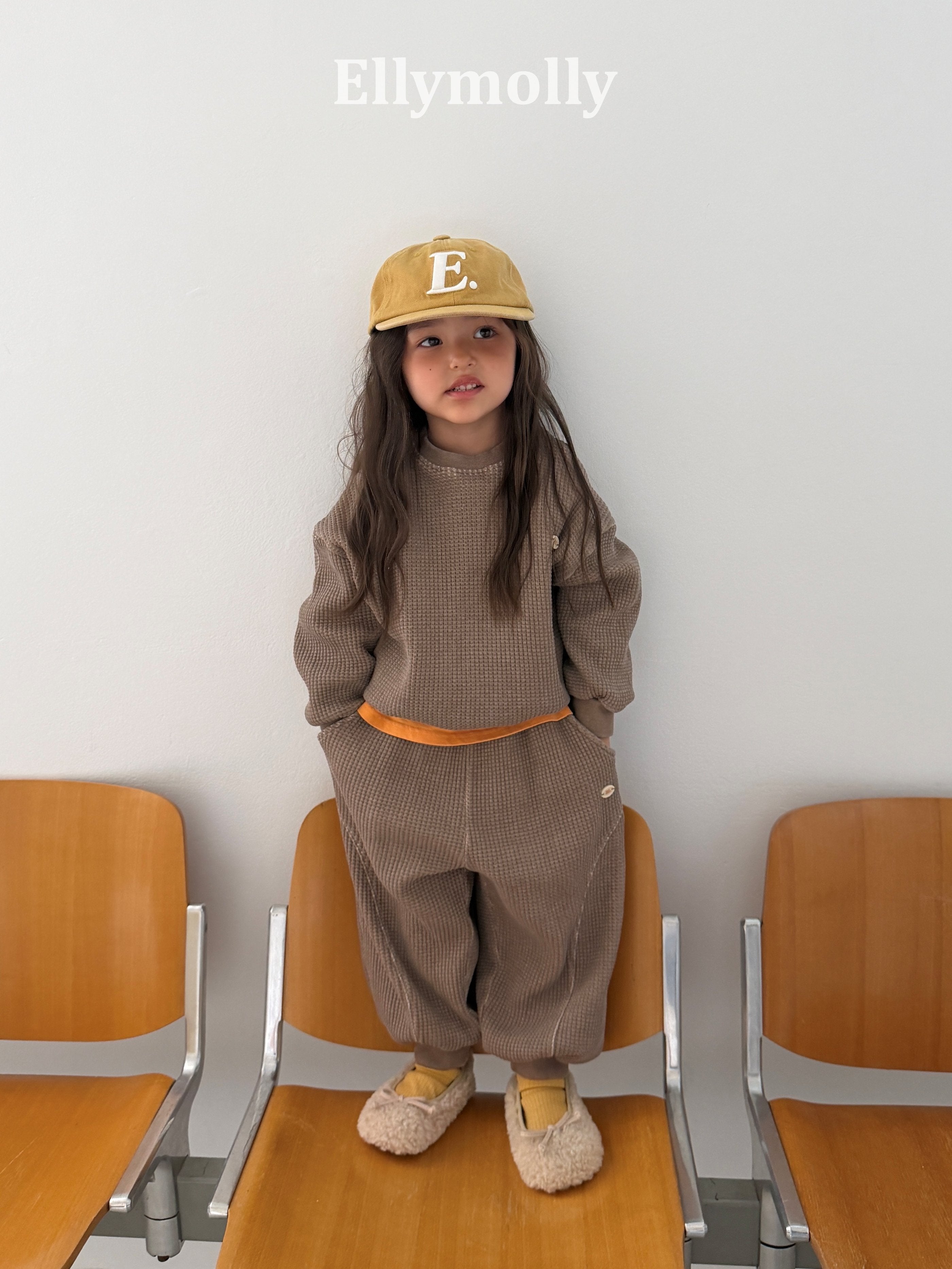 Elly Molly King Waffle Jogger Pants