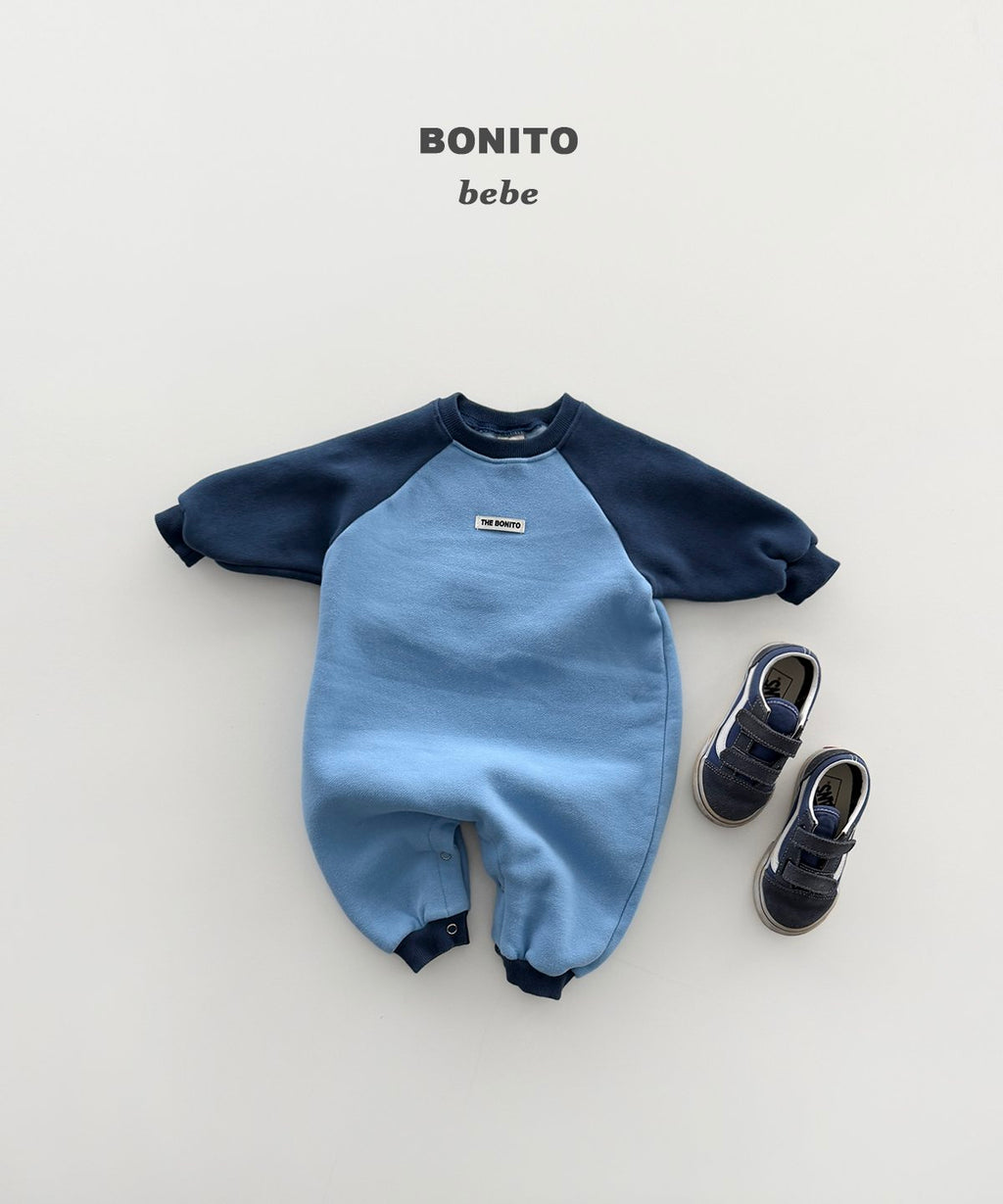 bonito 配色ラグラン スーツ