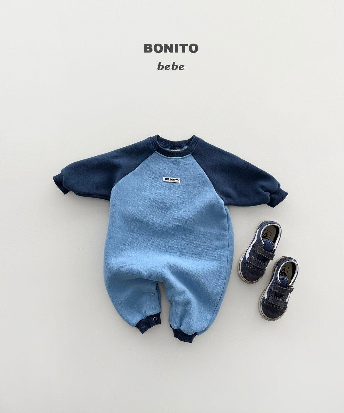 bonito 配色ラグラン スーツ