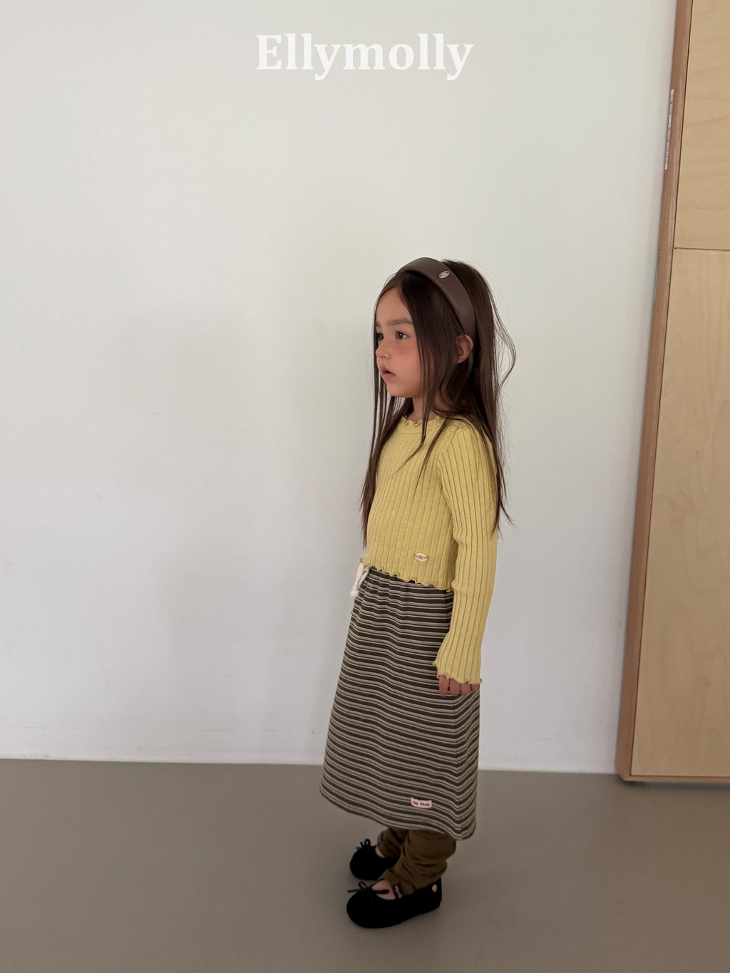 Elly Molly Shadow Long Skirt