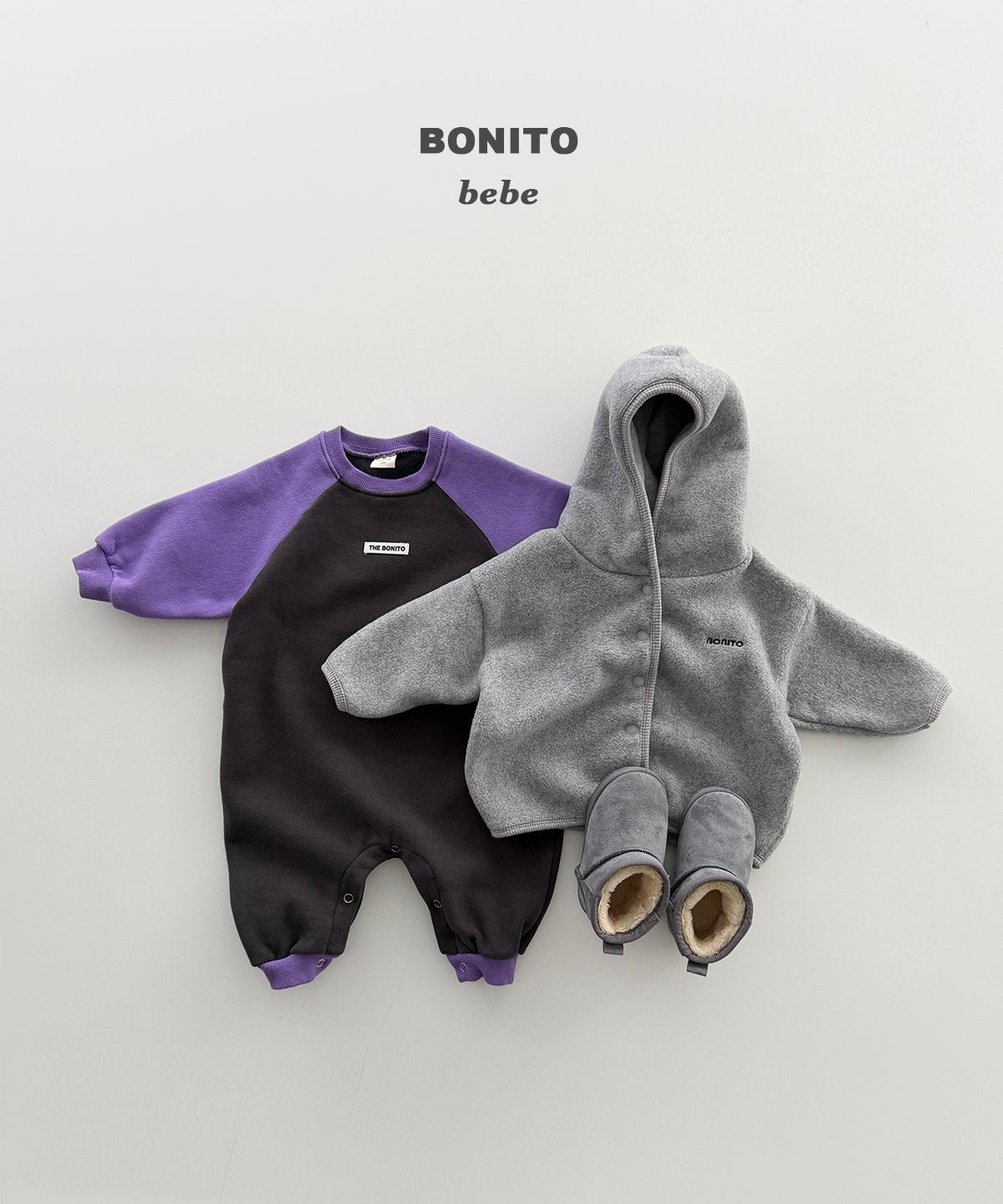 bonito 配色ラグラン スーツ