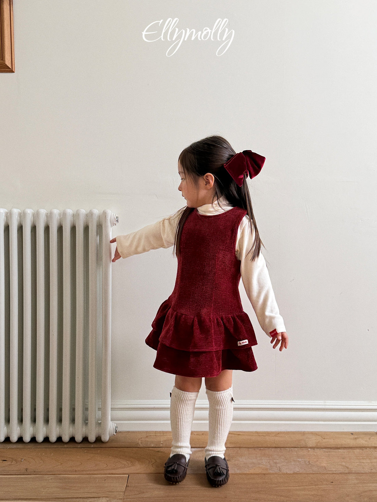 Elly Molly Snow Frill One-piece
