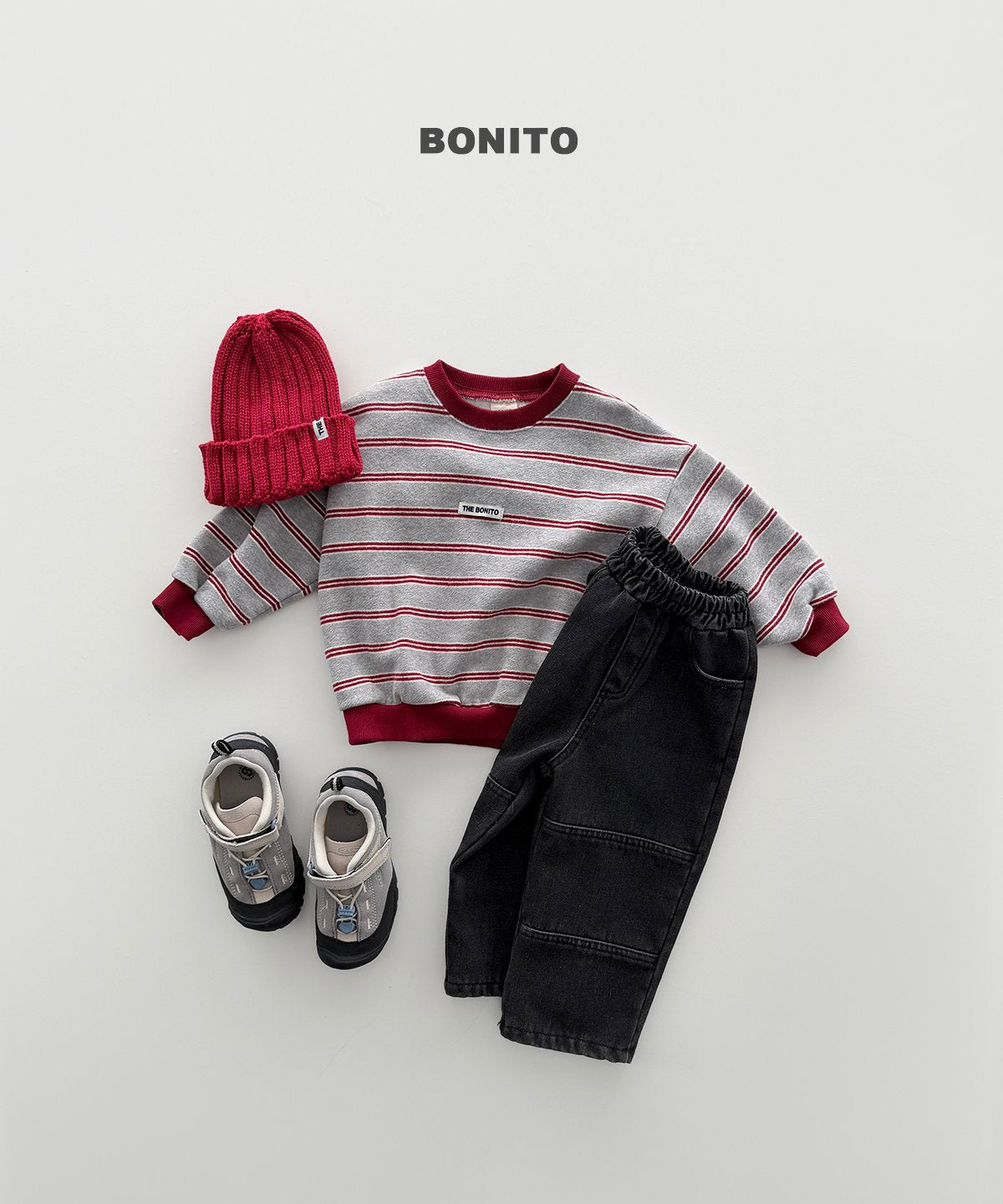 bonito モニカ ボーダースウェット