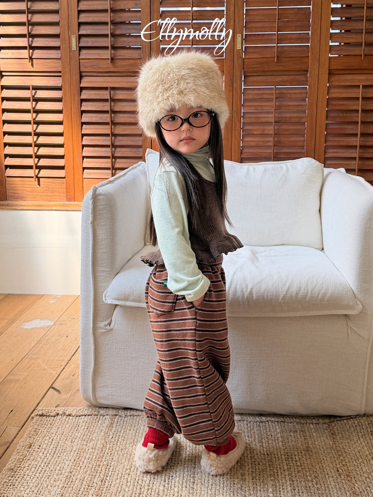 Elly Molly Toto Stripe Jogger Pants