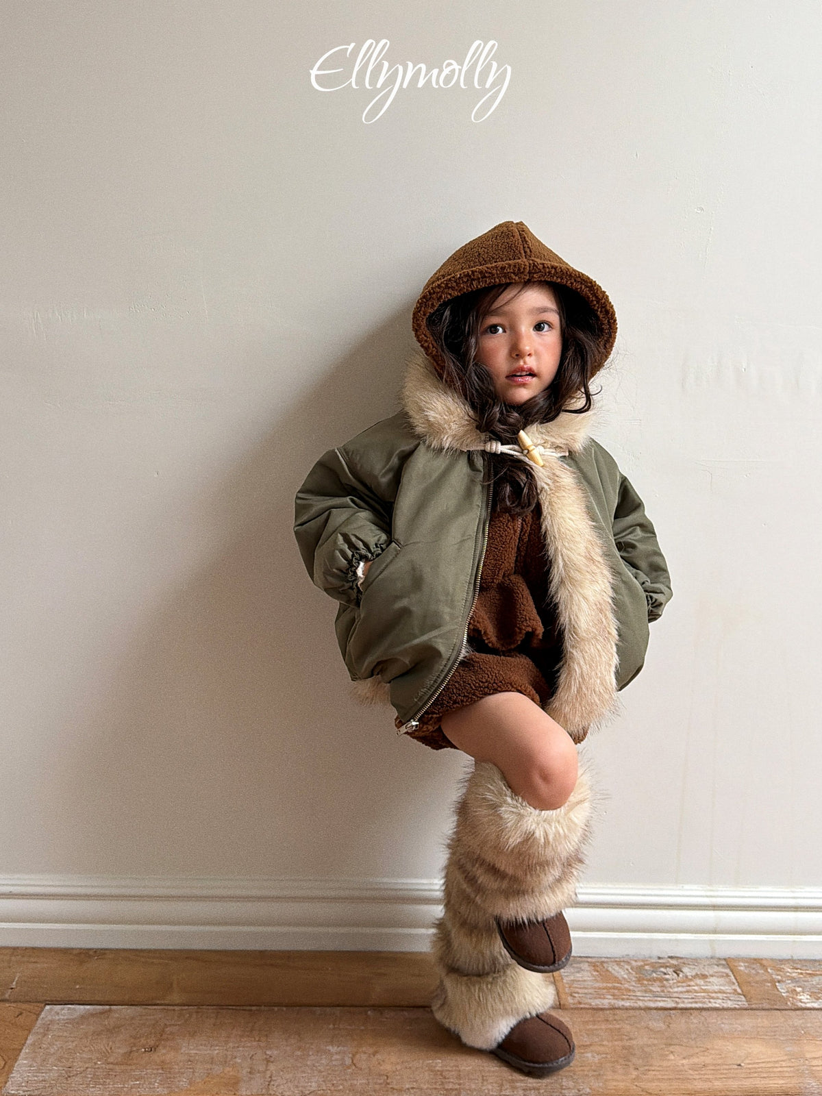 Elly Molly Bear Hood Vest