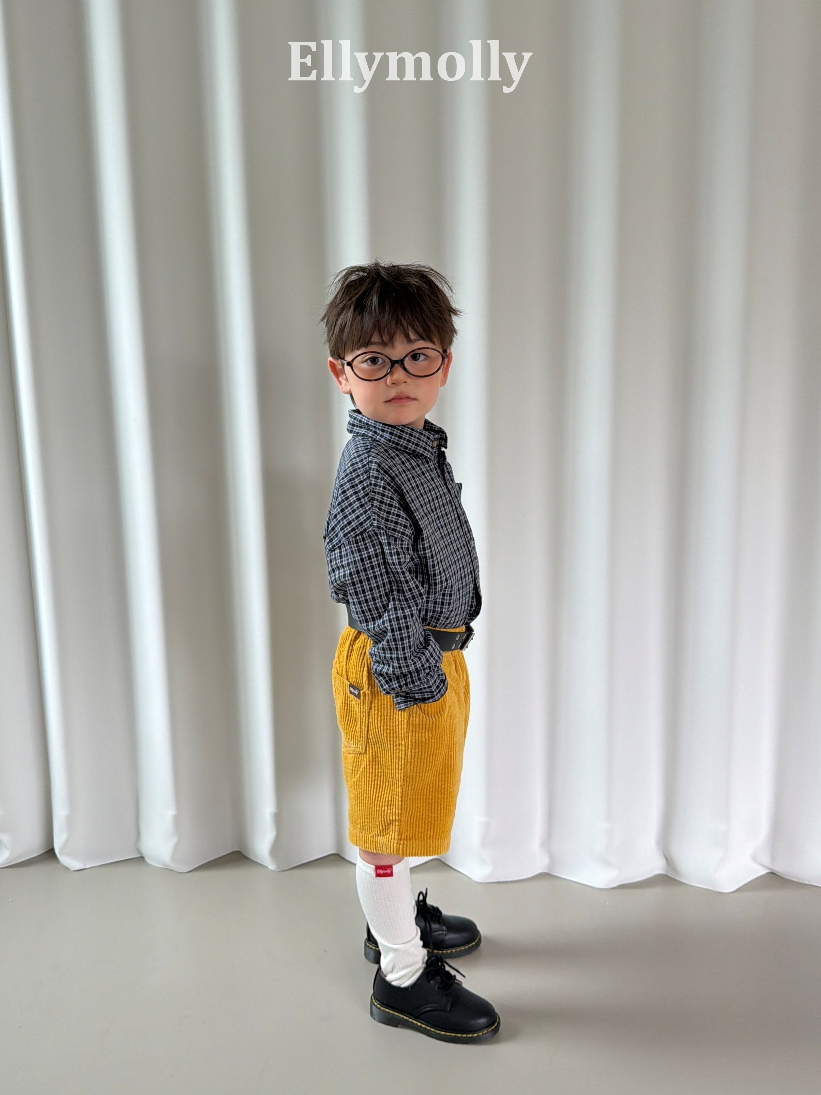 Elly Molly Soda Corduroy Cropped Pants