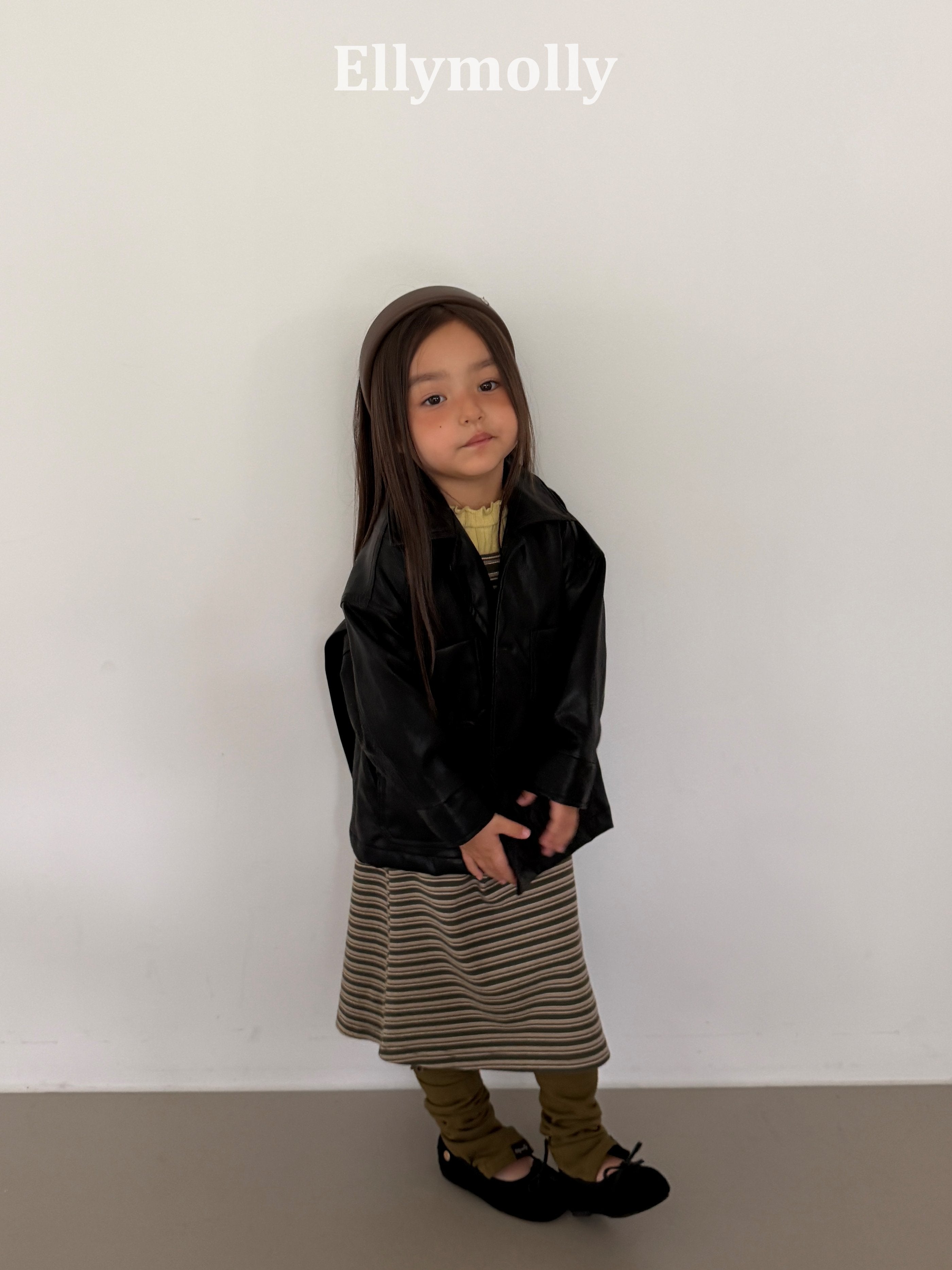 Elly Molly Shadow Long Skirt