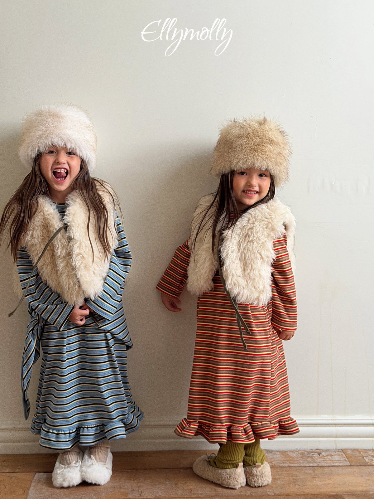 Elly Molly Fleece Frill Long One-piece