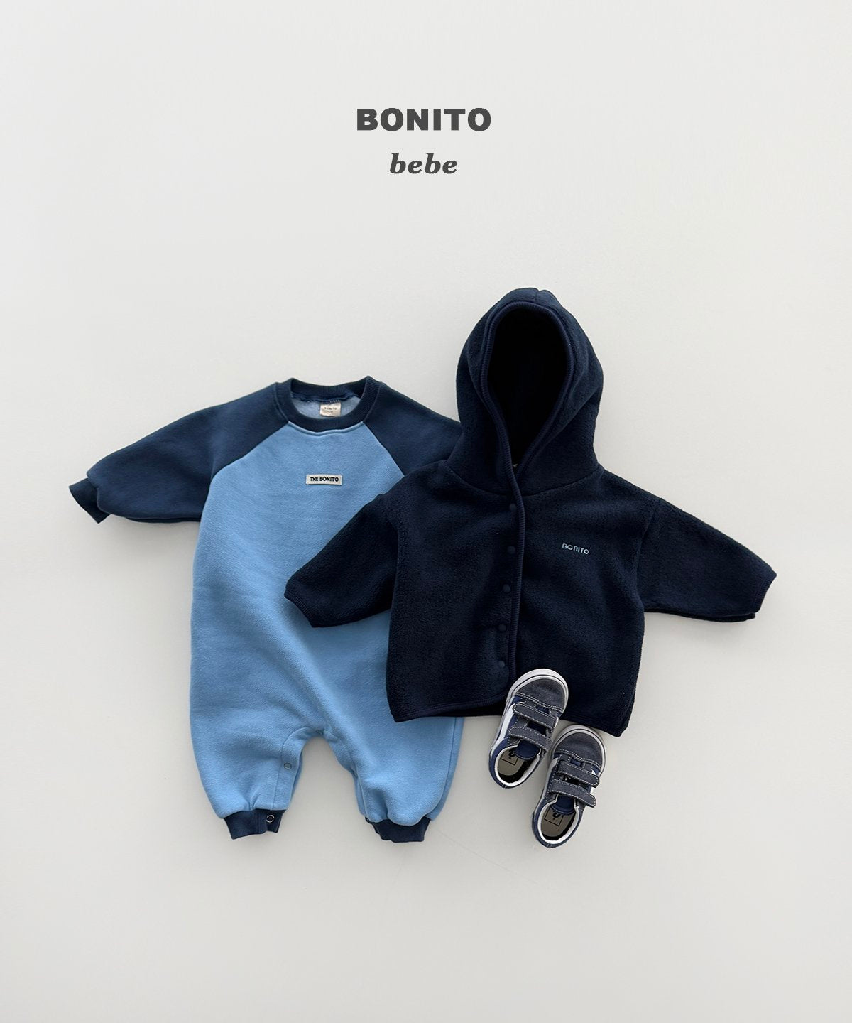 bonito 配色ラグラン スーツ
